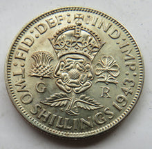 Load image into Gallery viewer, 1943 King George VI Silver Florin / Two Shillings Coin In High Grade
