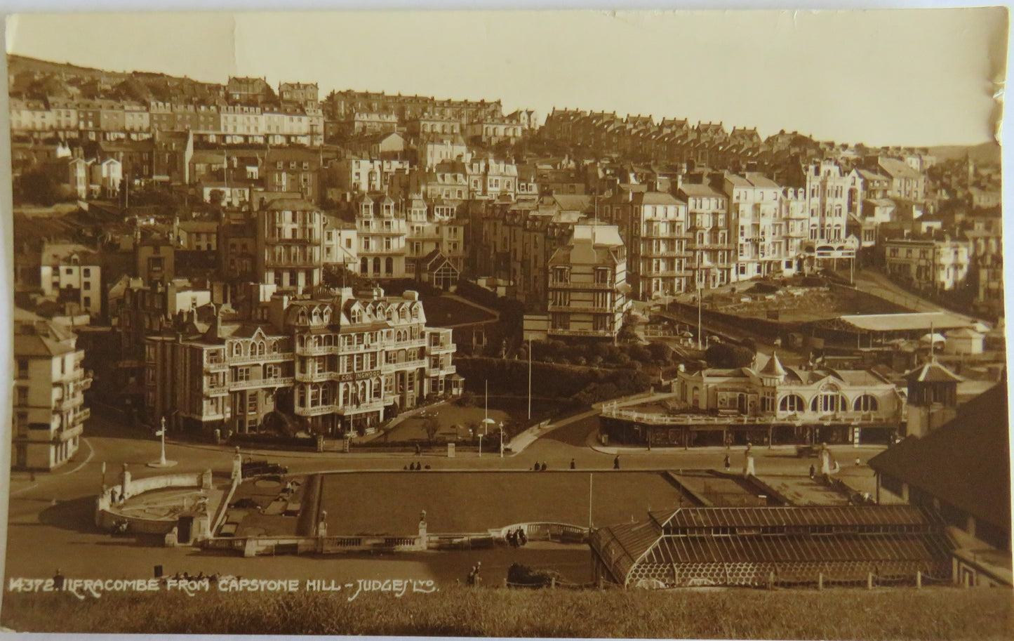 Vintage Postcard of Ilfracombe From Capstone Hill