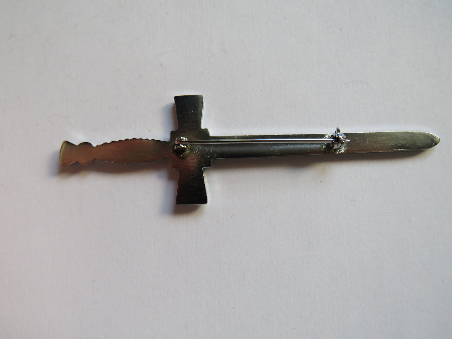 Scottish Kilt Pin In Sword Style With Thistle & Celtic Decoration