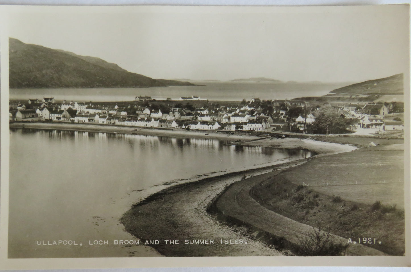 Vintage Postcard of Ullapool, Loch Broom and The Summer Isles