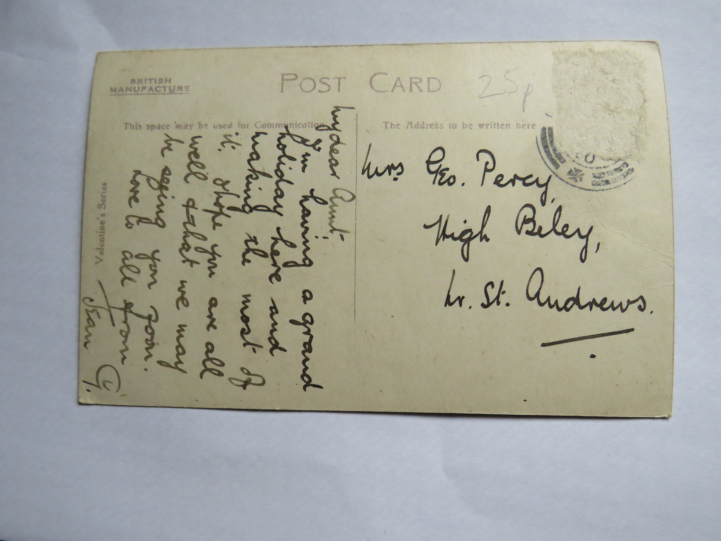 Vintage Postcard of Melrose Abbey