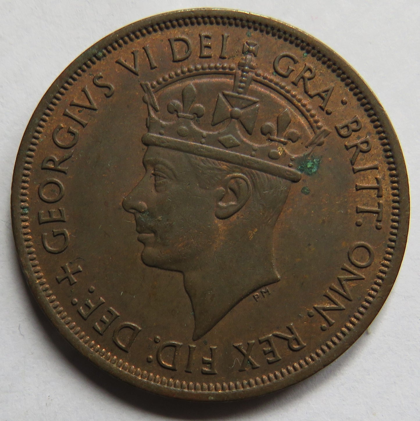 1945 King George VI Island of Jersey 1/12th of a Shilling Coin