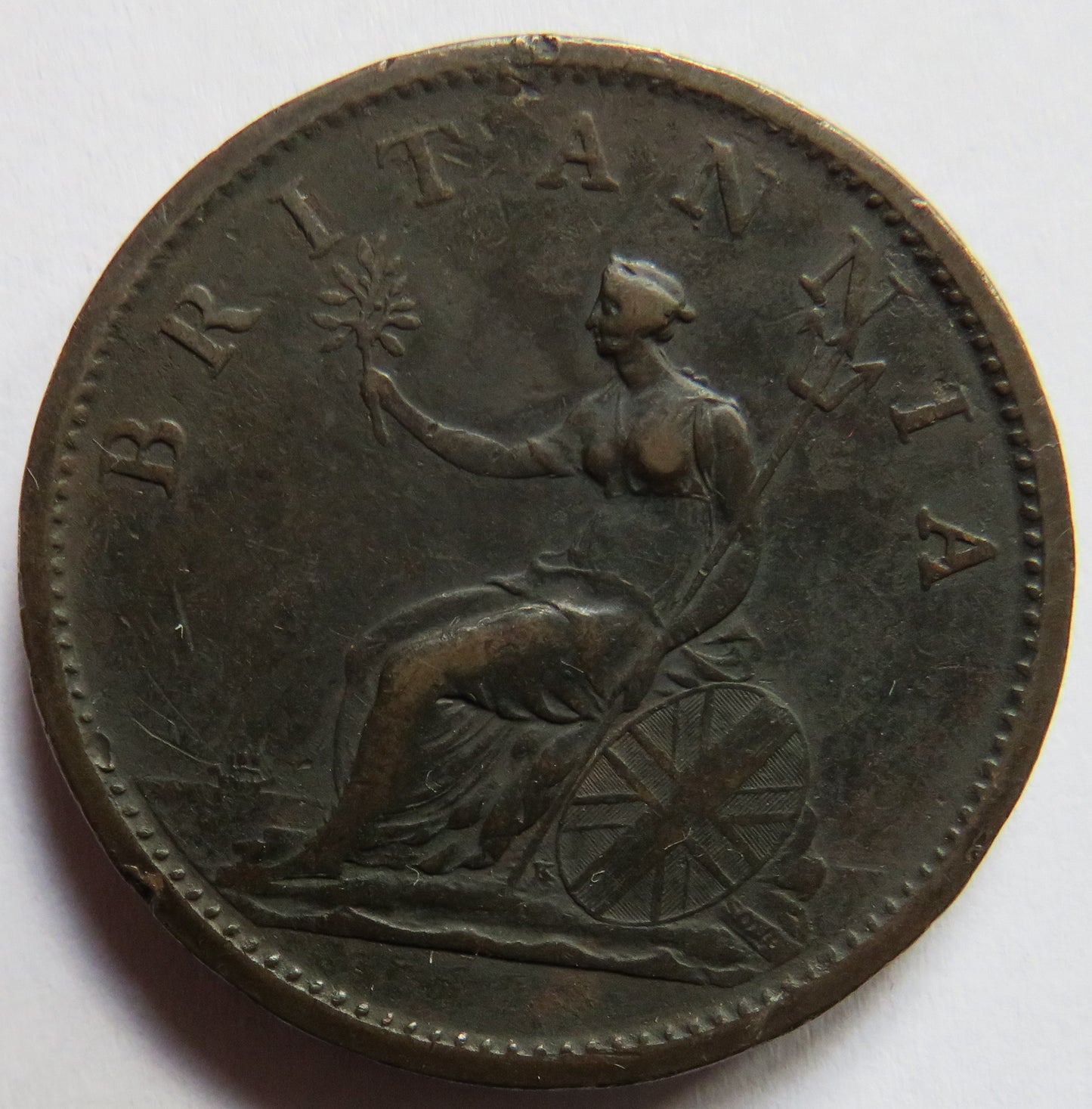 1806 King George III One Penny Coin - Great Britain