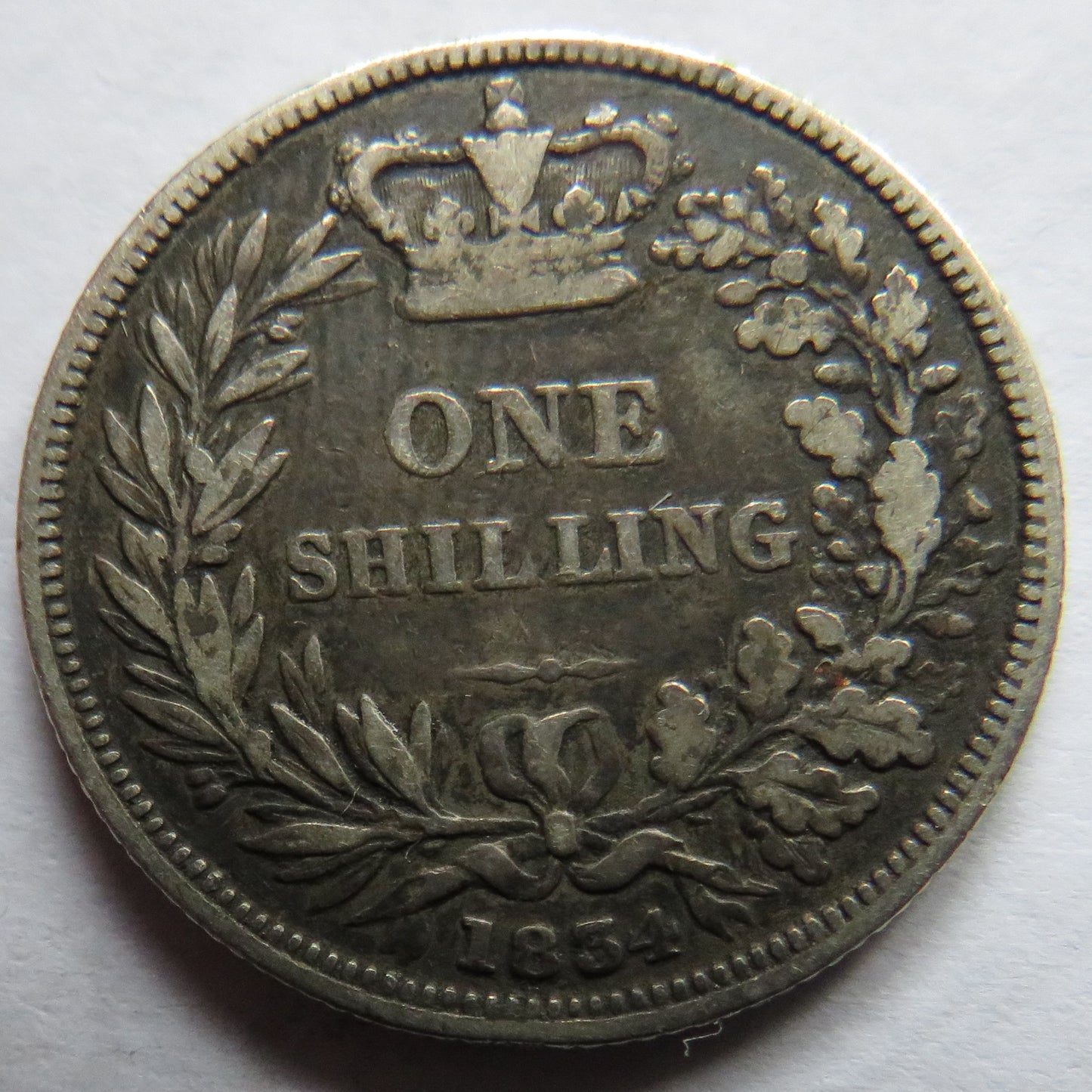 1834 King William IV Silver Shilling Coin - Great Britain