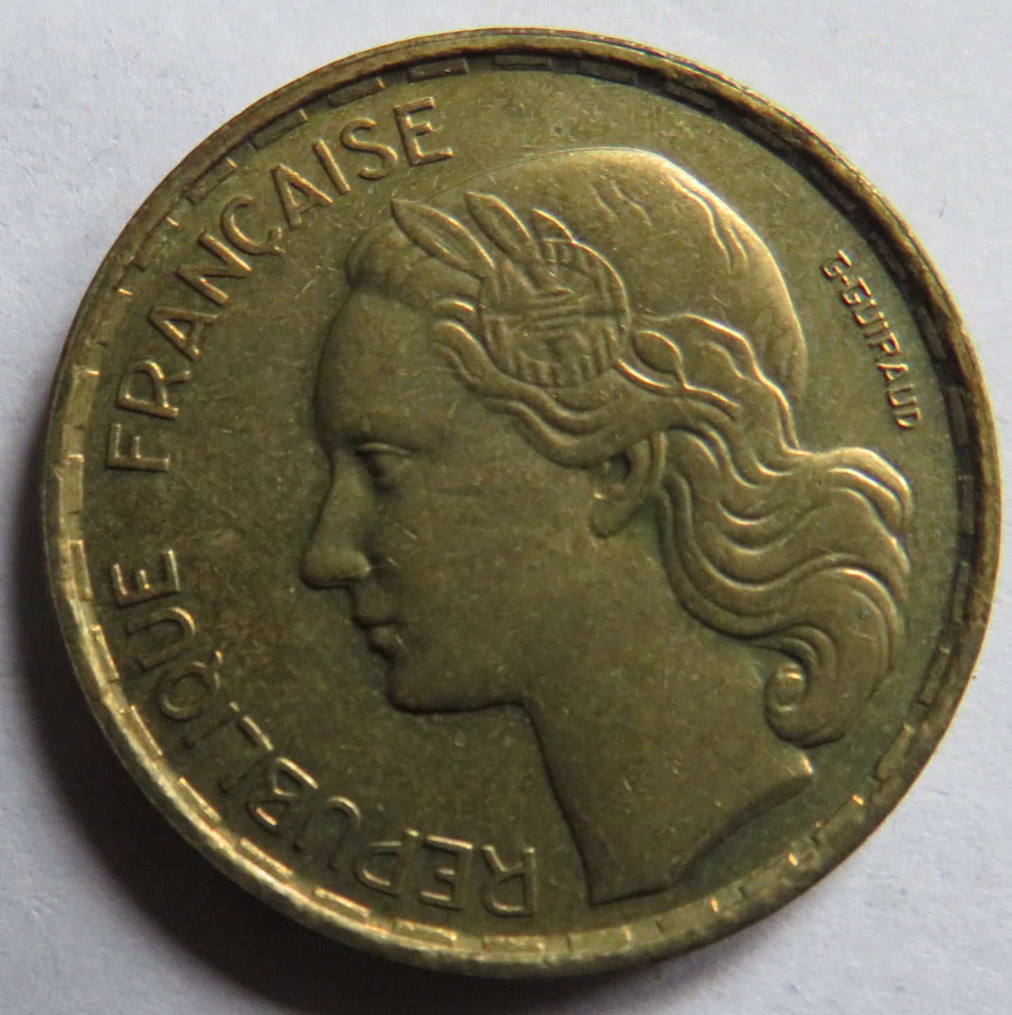 1951 France 20 Francs Coin In Higher Grade