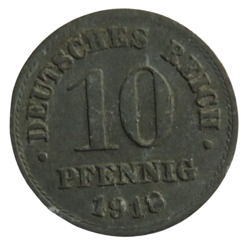 1918 Germany - Empire 10 Pfennig Coin