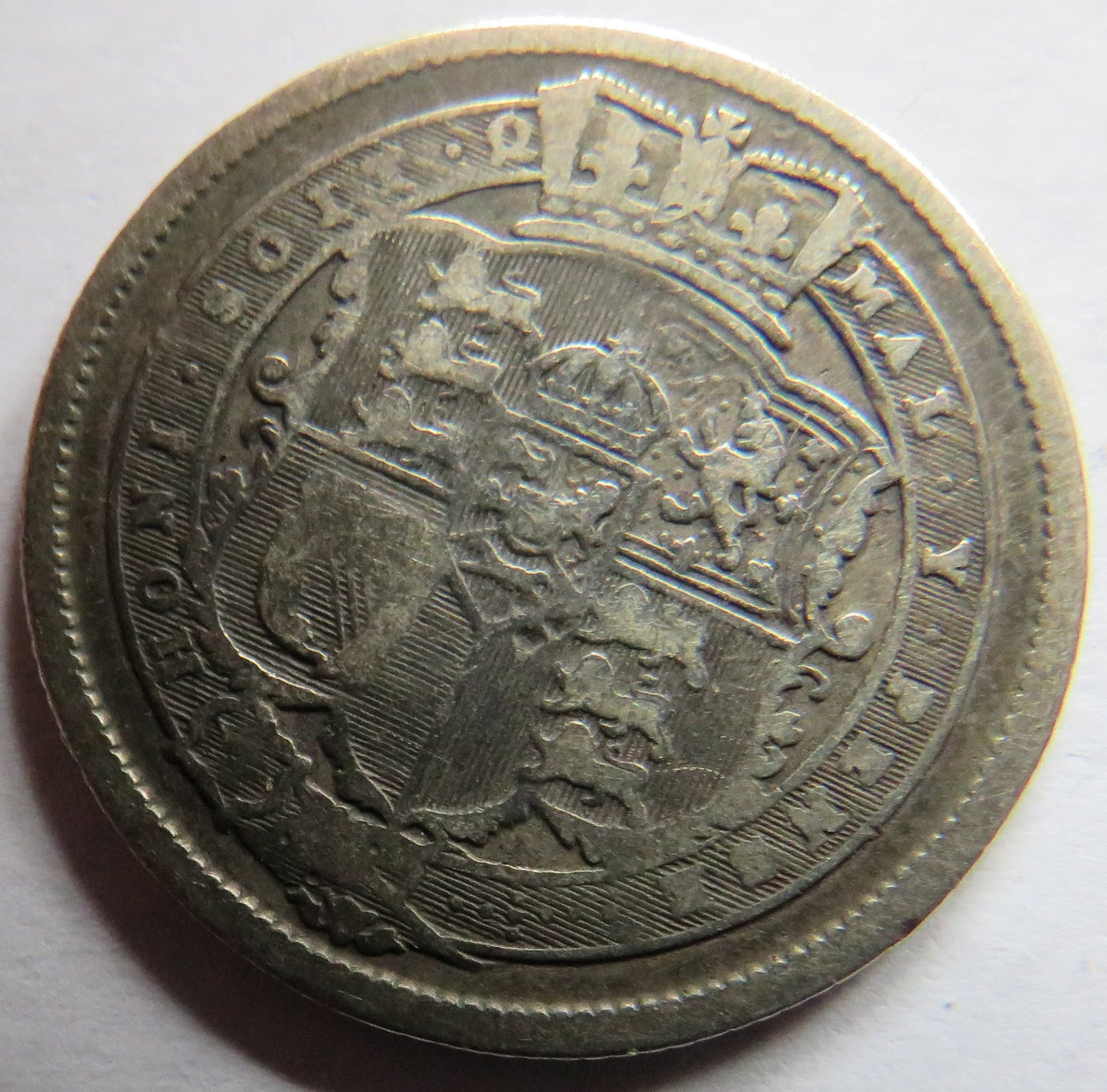 1819 King George III Silver Shilling Coin - Great Britain