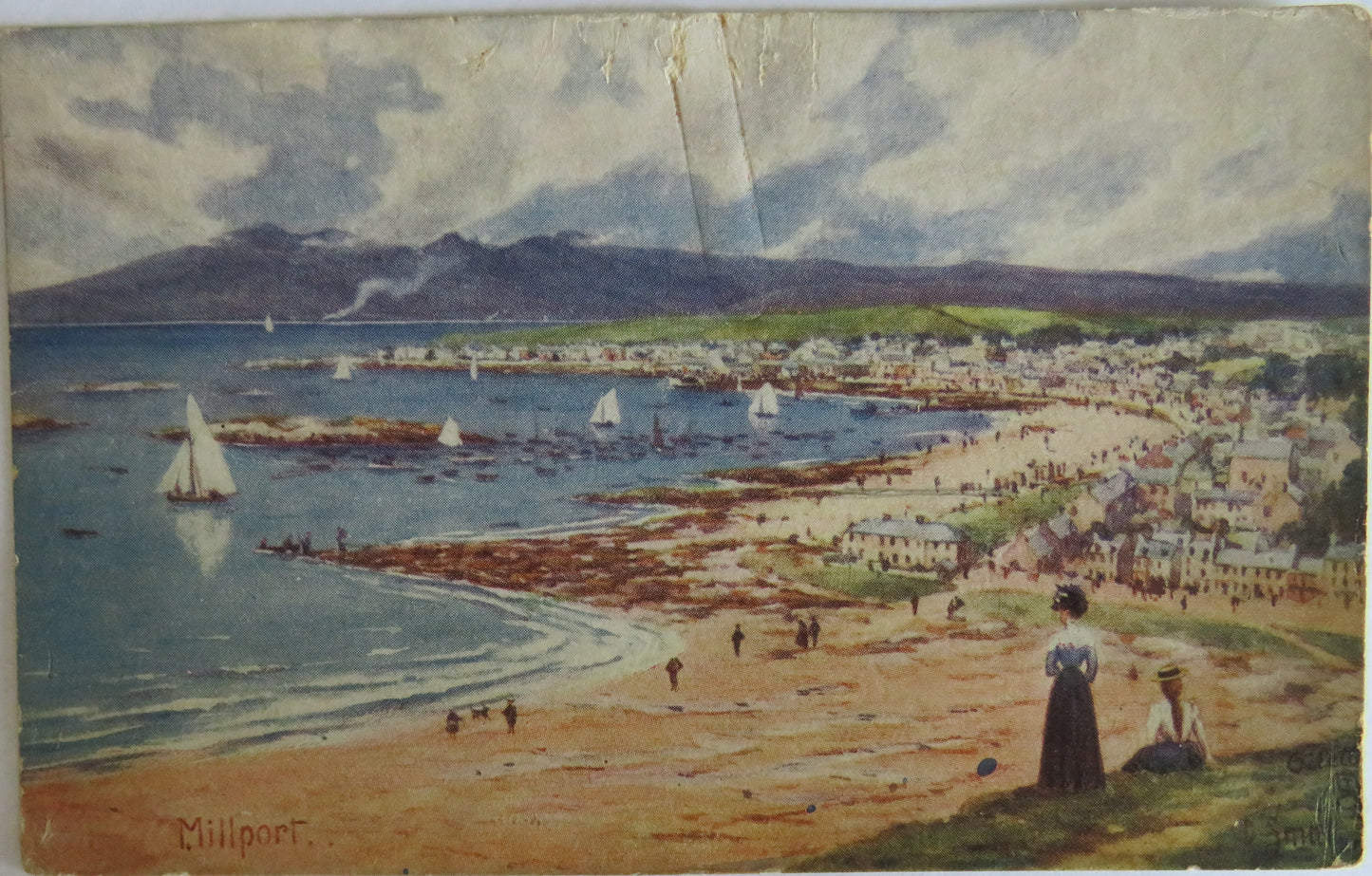 Vintage Postcard Of Millport