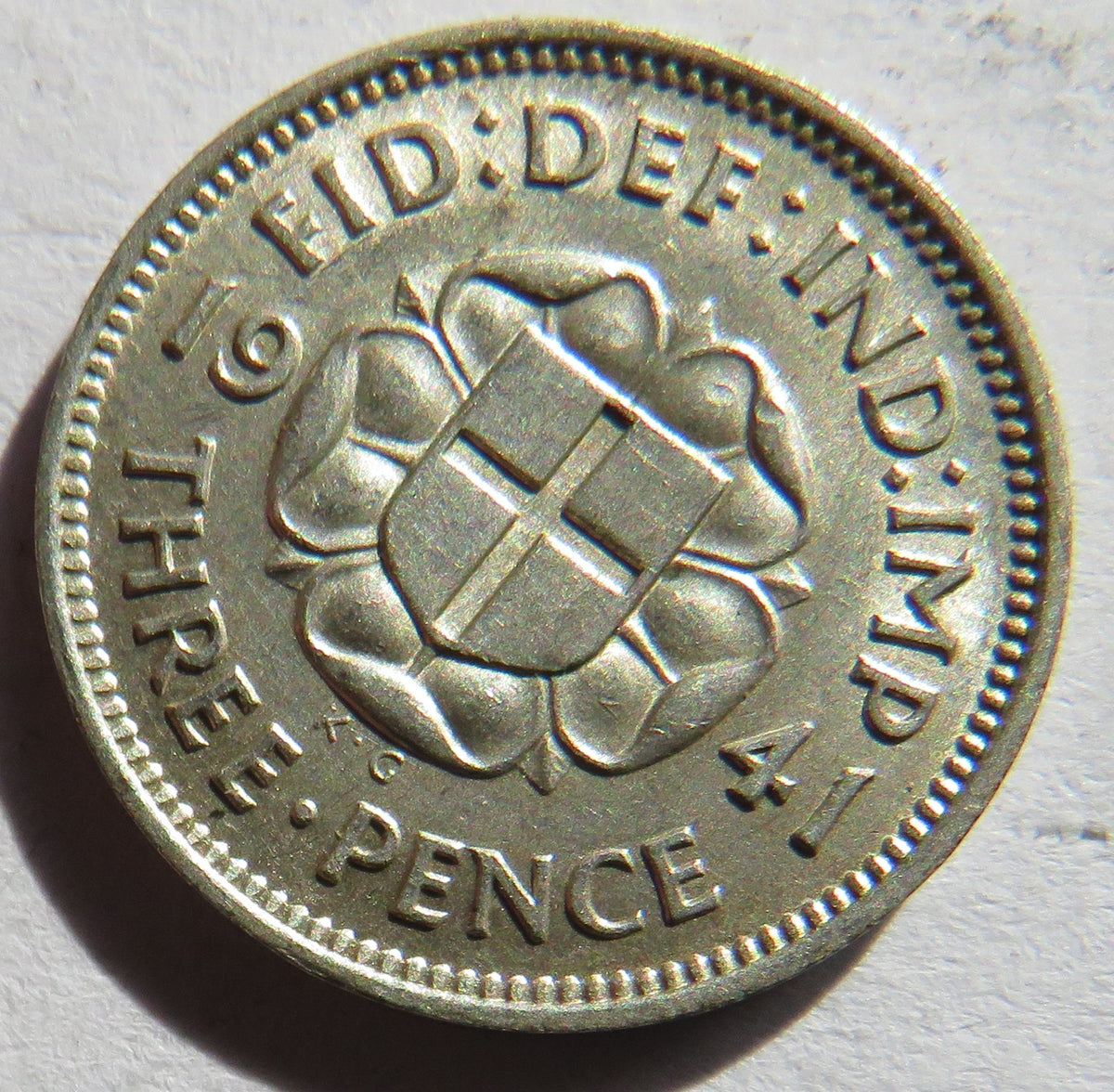1941 King George VI Silver Threepence Coin In Better Grade - Great Britain