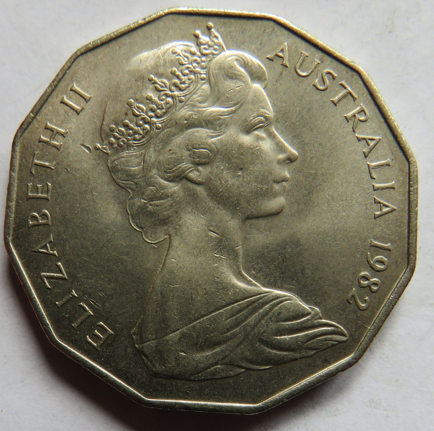 1982 Australia 50 Cents Coin XII Commonwealth Games