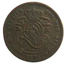 Load image into Gallery viewer, 1836 Belgium 2 Centimes Coin
