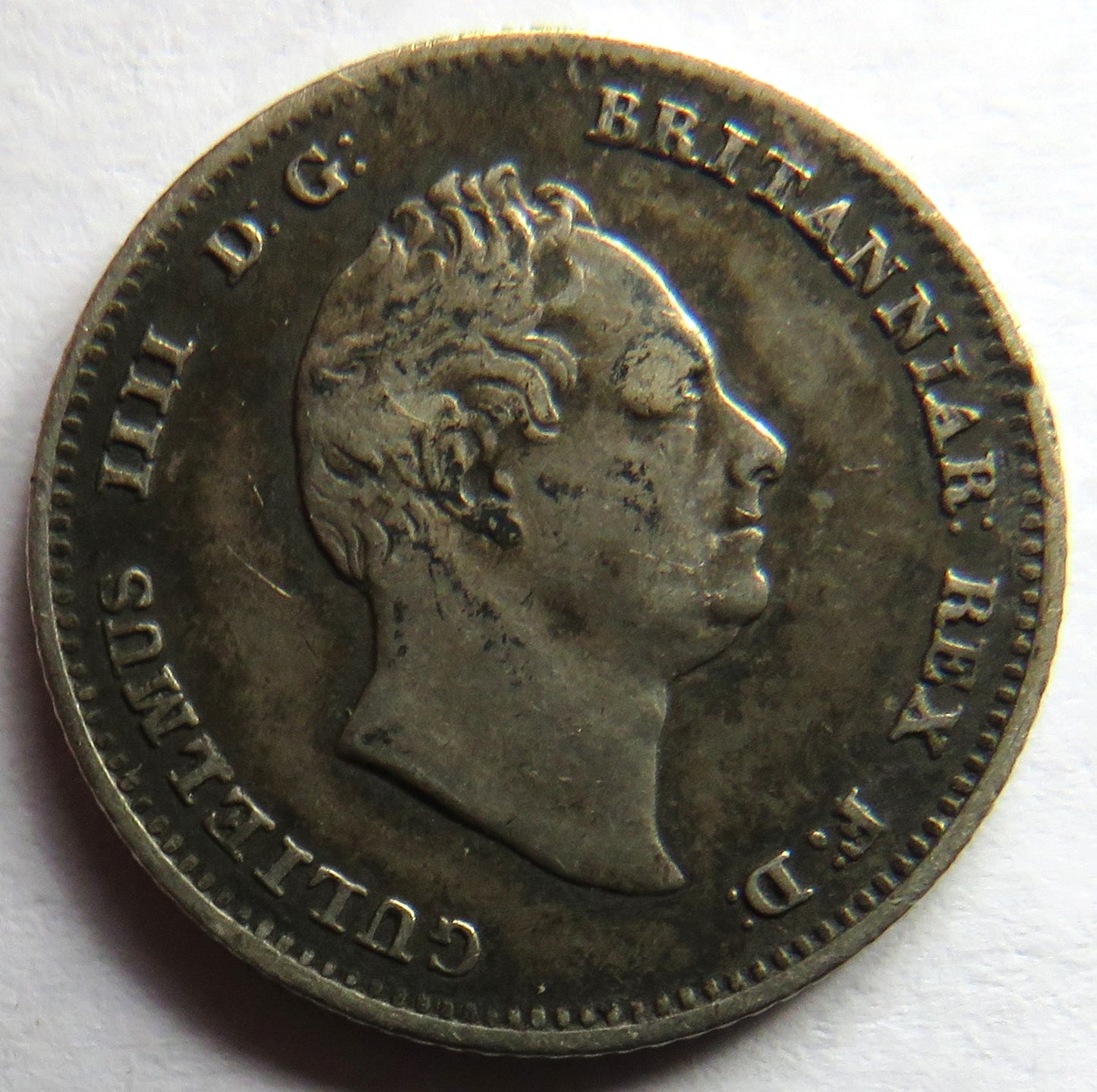 1836 King William IV Silver Fourpence / Groat Coin