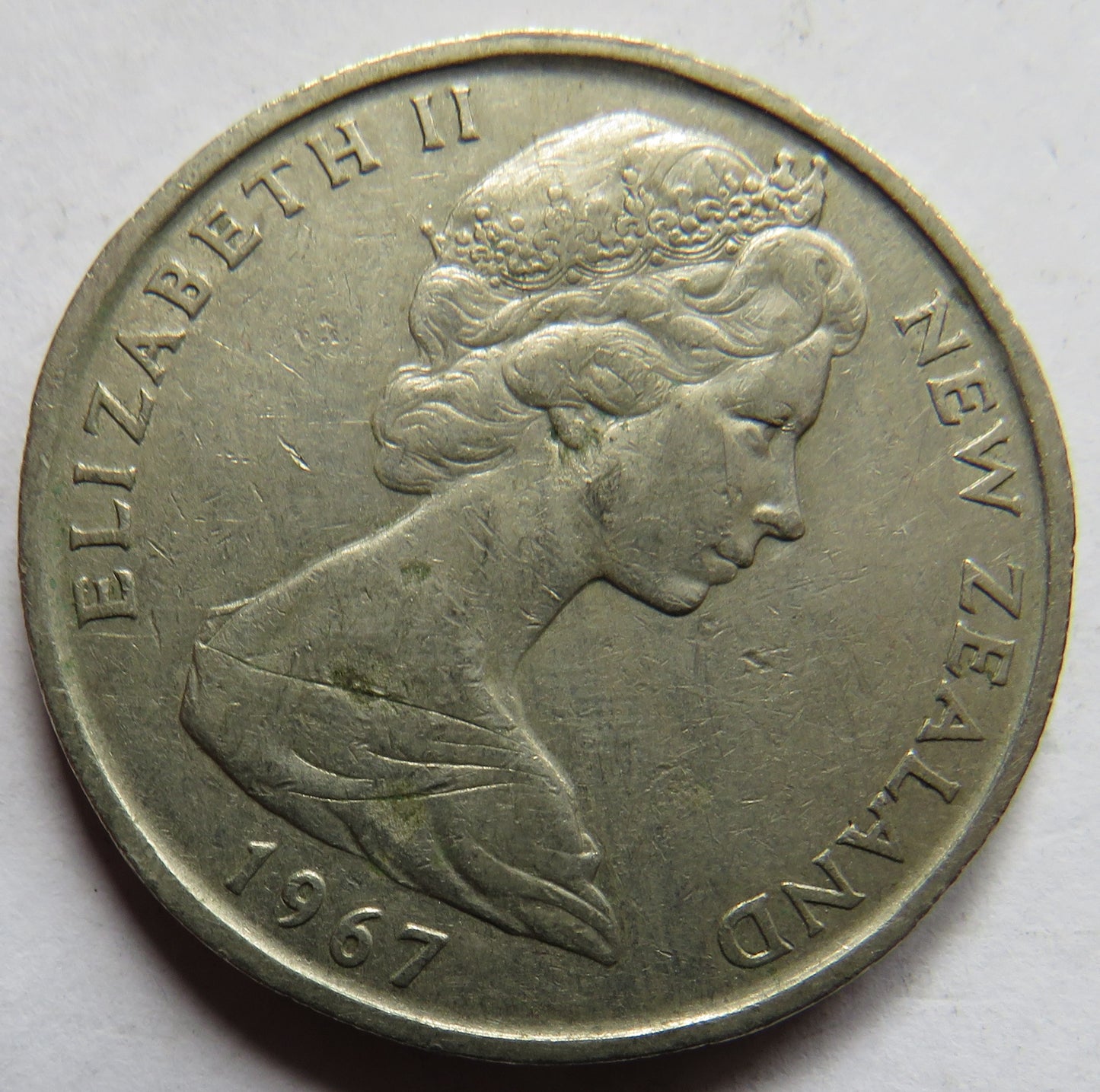 1967 New Zealand 50 Cents Coin - Endeavour