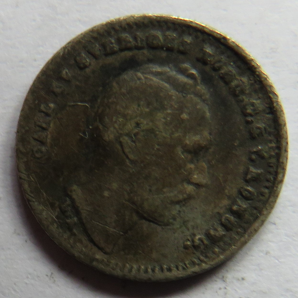 1867 Sweden Silver 10 Ore Coin