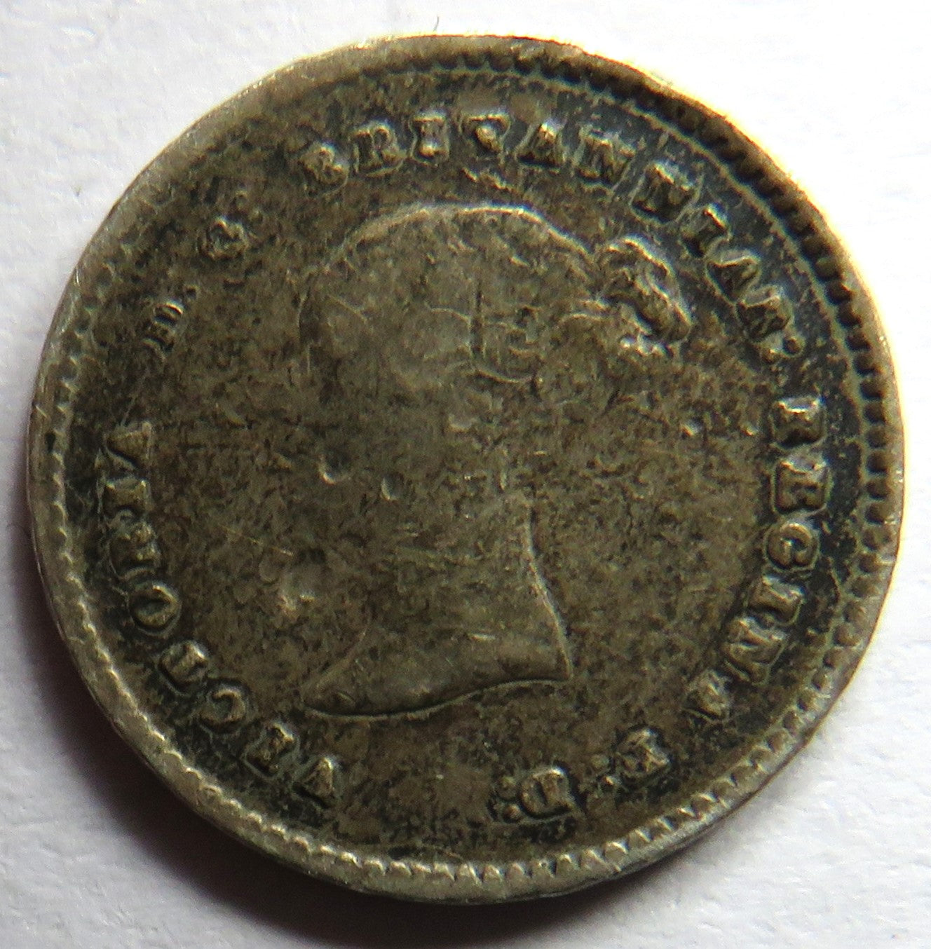 1838 Queen Victoria Silver Twopence Coin