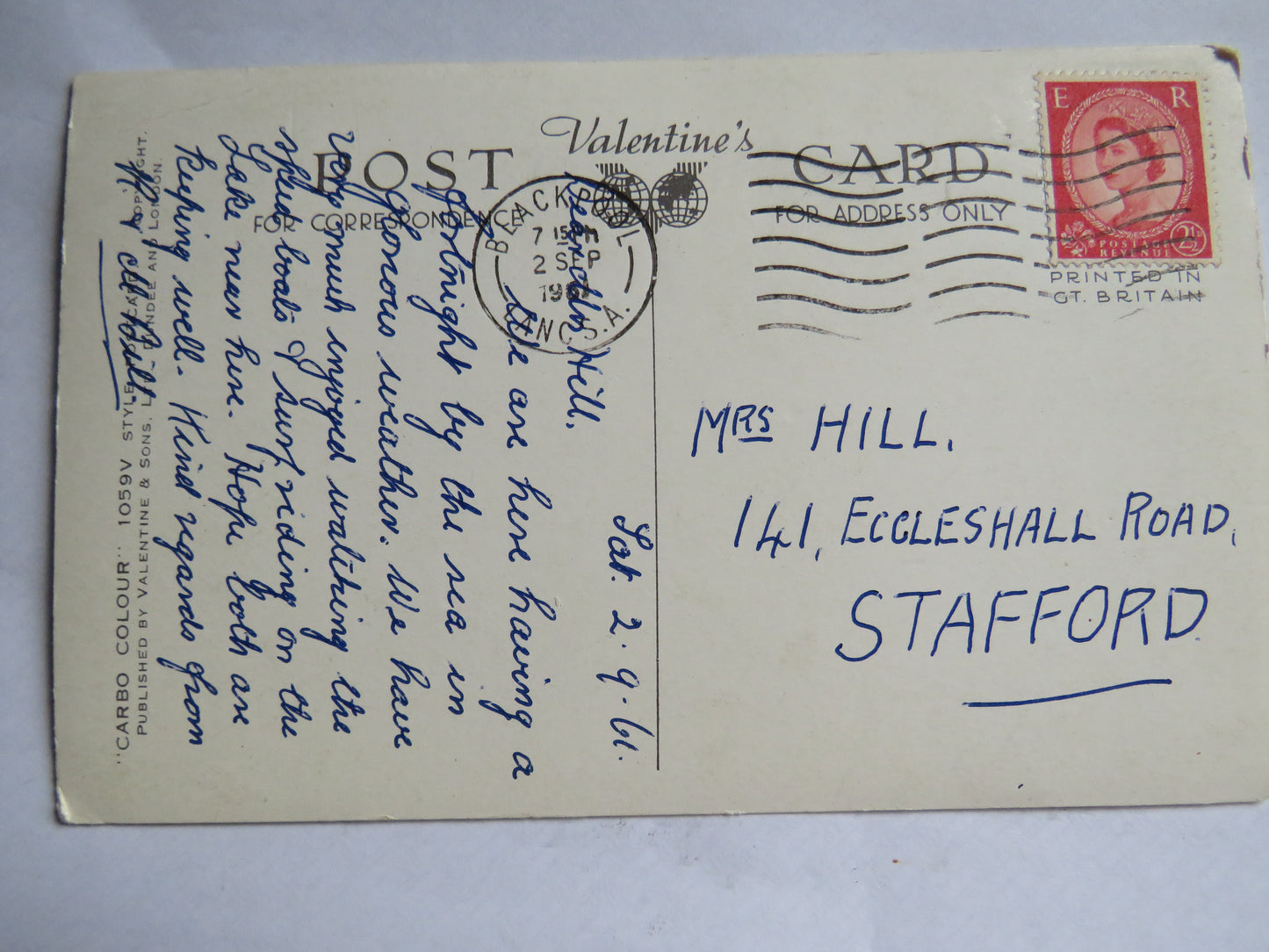 Vintage Postcard of St. Annes-On-Sea, Multiview Postcard