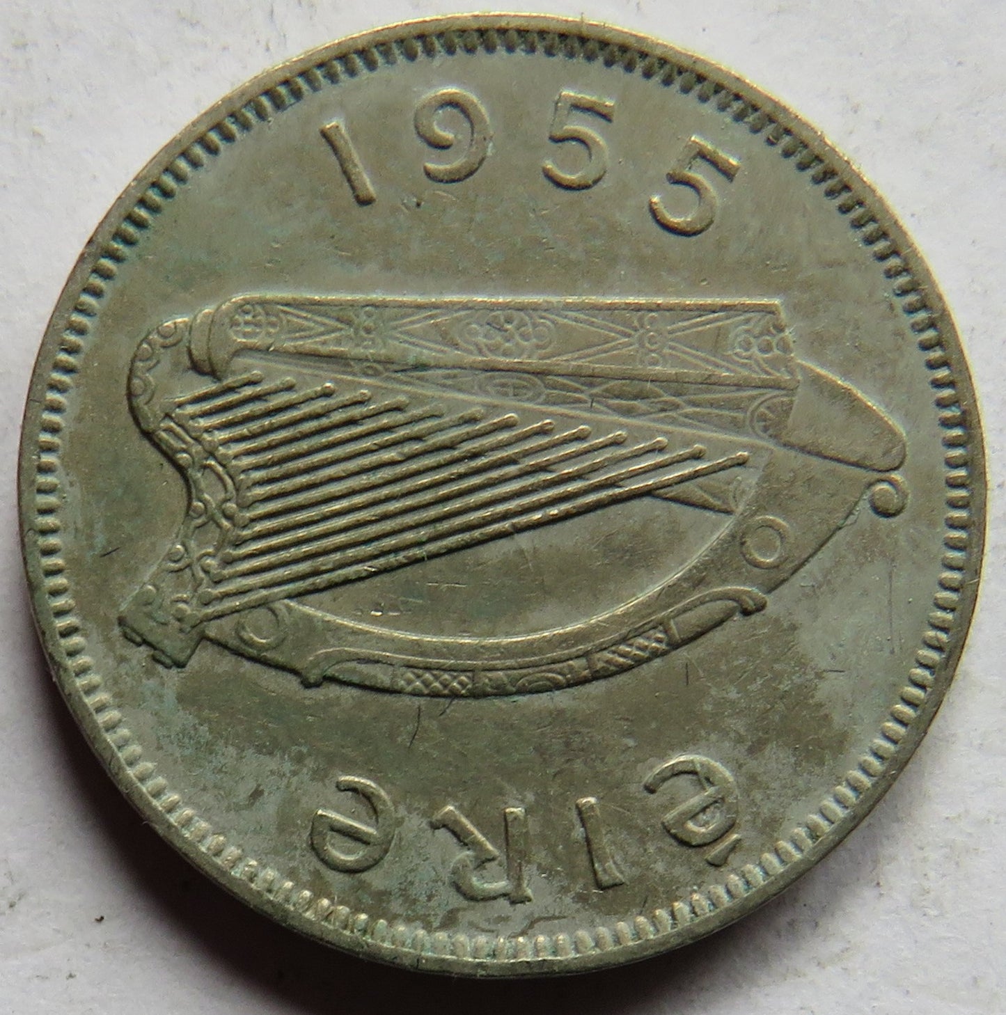 1955 Ireland Eire Sixpence Coin