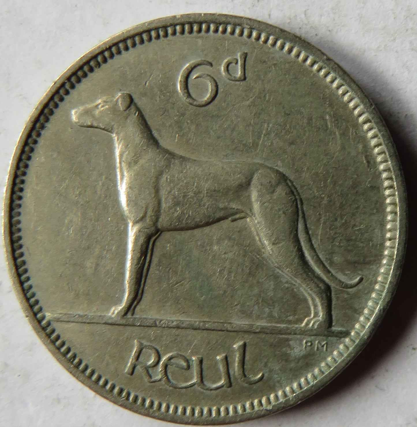 1955 Ireland Eire Sixpence Coin
