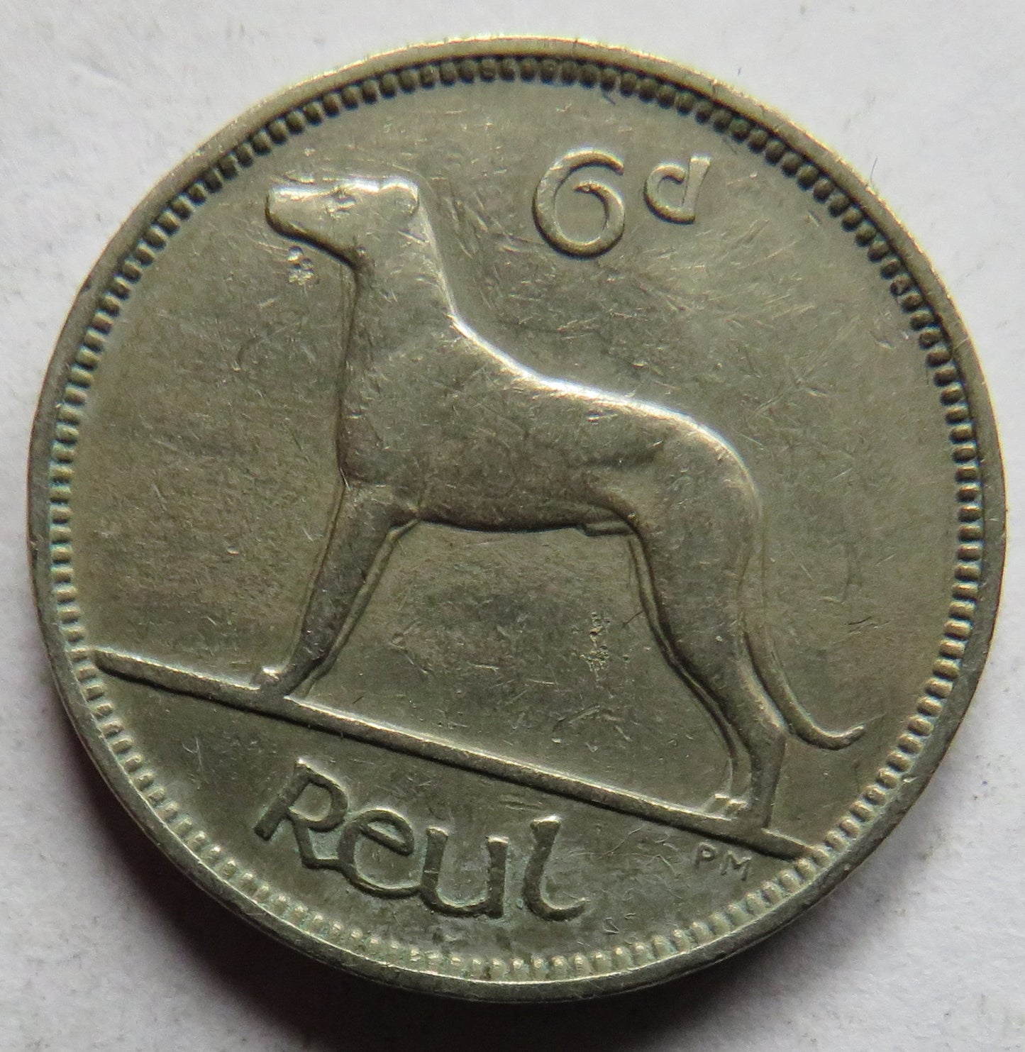 1946 Ireland Eire Sixpence Coin