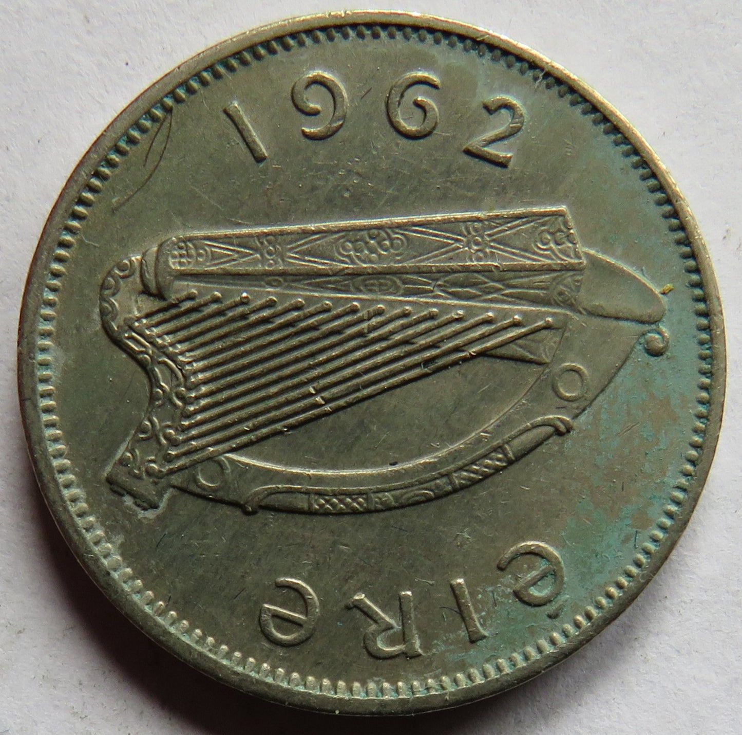 1962 Ireland Eire Sixpence Coin