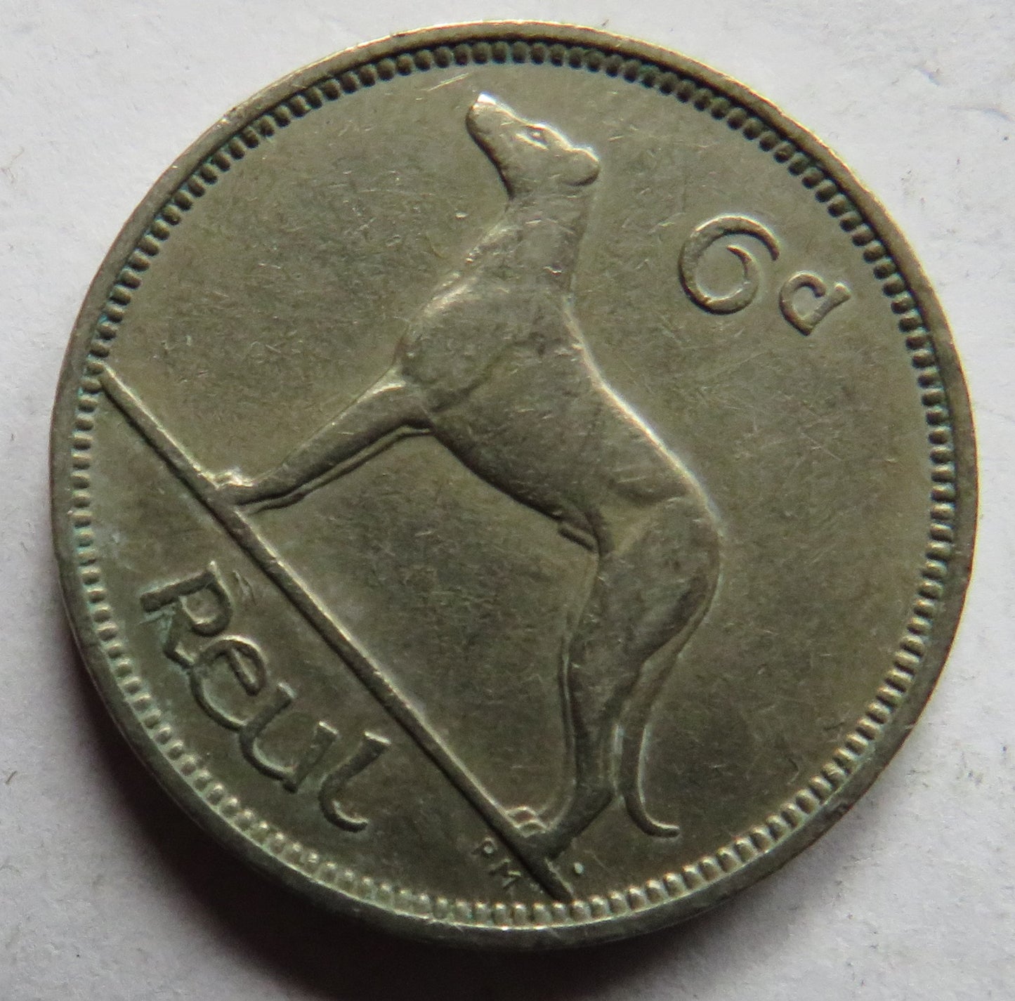 1942 Ireland Eire Sixpence Coin
