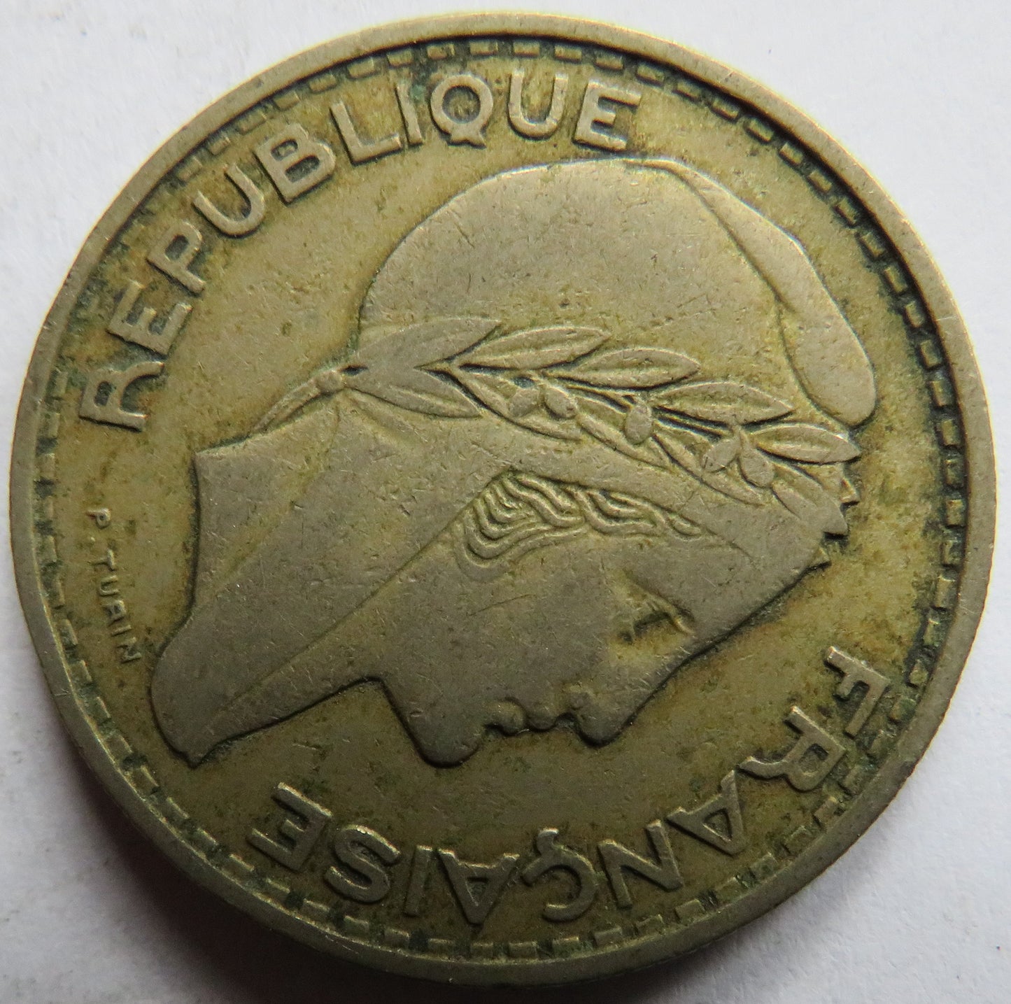1950 Algeria 100 Francs Coin