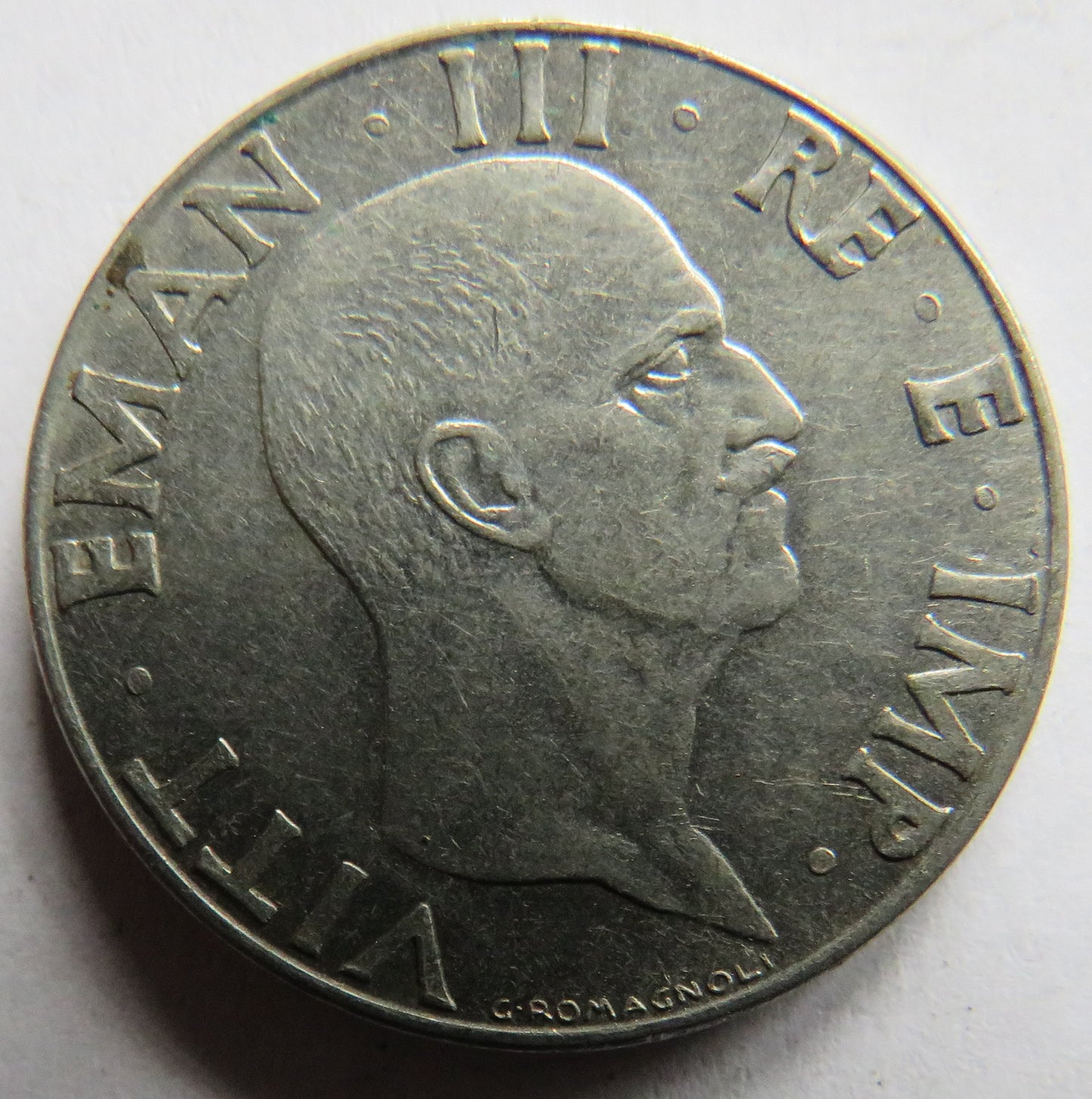 1941 Italy 50 Centesimi Coin