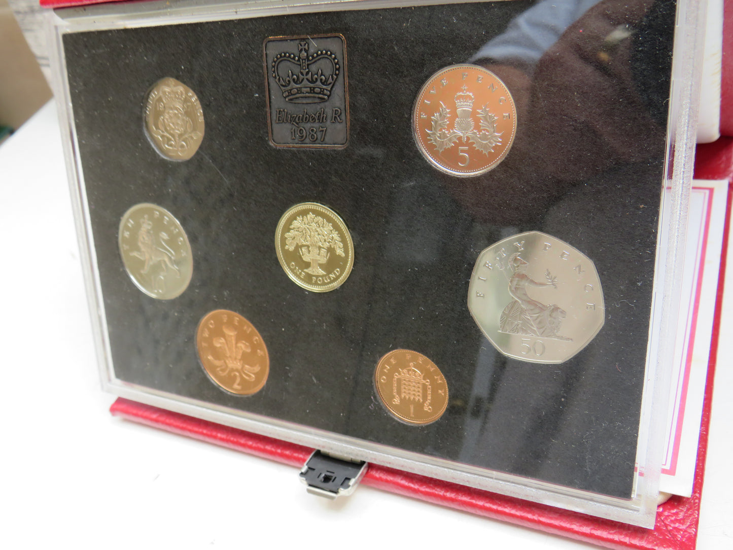 1987 United Kingdom Proof Coin Collection / Set By The Royal Mint