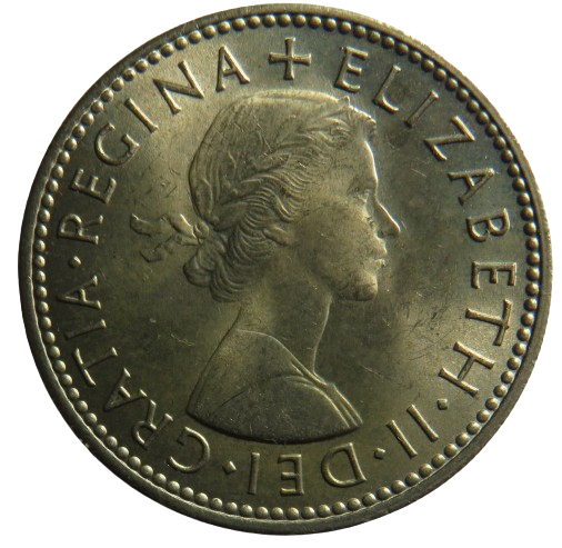 1965 Queen Elizabeth II Shilling Coin (English Reverse) High Grade