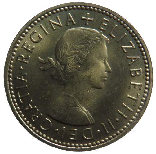 1964 Queen Elizabeth II Shilling Coin (English Reverse) High Grade