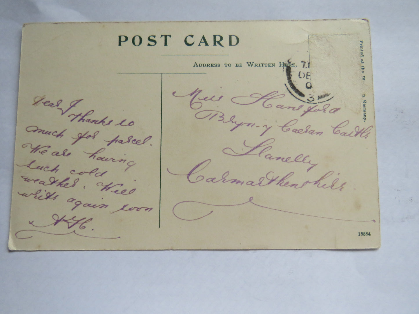 Vintage Postcard of Salisbury Cathedral West Front