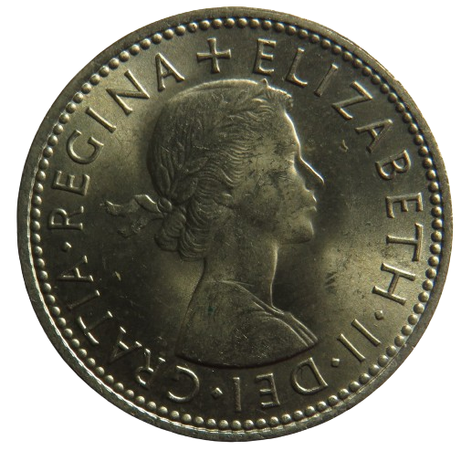 1966 Queen Elizabeth II Shilling Coin (Scottish Reverse) High Grade