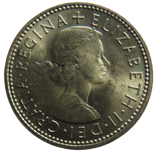 1964 Queen Elizabeth II Shilling Coin (Scottish Reverse) High Grade