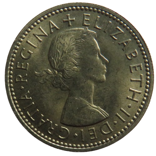 1962 Queen Elizabeth II Shilling Coin (English Reverse) High Grade
