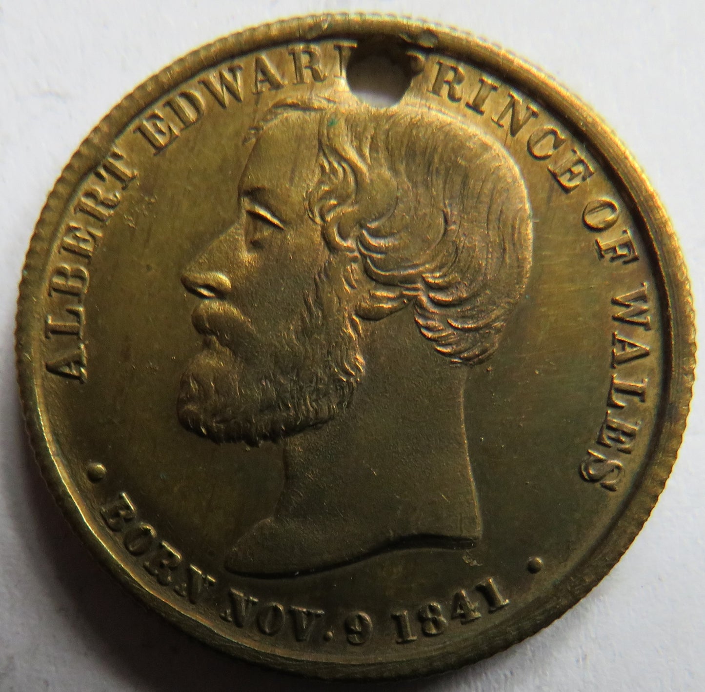1872 St. Paul's Cathedral London Medal Albert Edward Prince of Wales