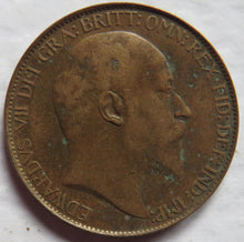 Load image into Gallery viewer, 1907 King Edward VII Halfpenny Coin - Great Britain
