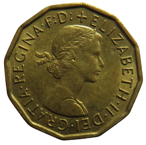 1961 Queen Elizabeth II Threepence Coin In High Grade - Great Britain