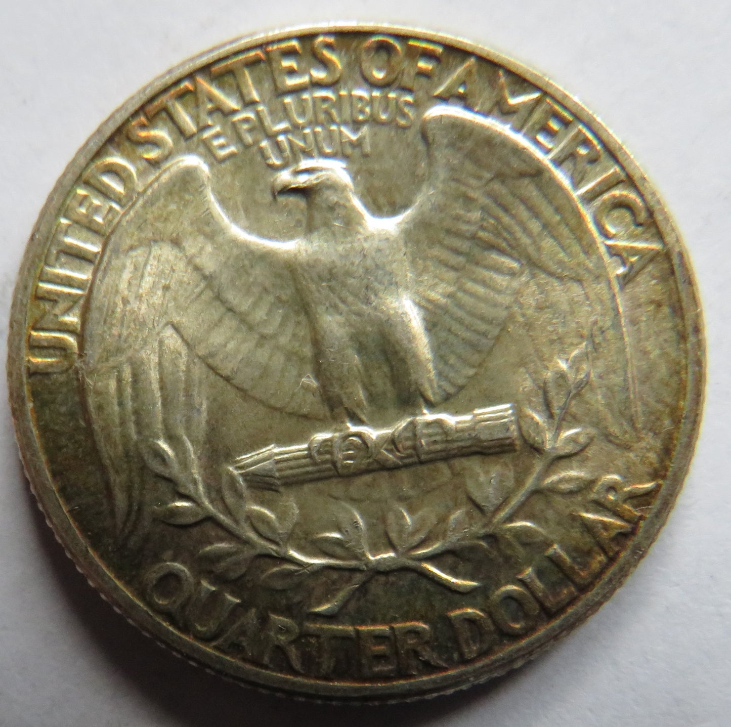 1942 USA Washington Silver $1/4 Quarter Coin In High Grade