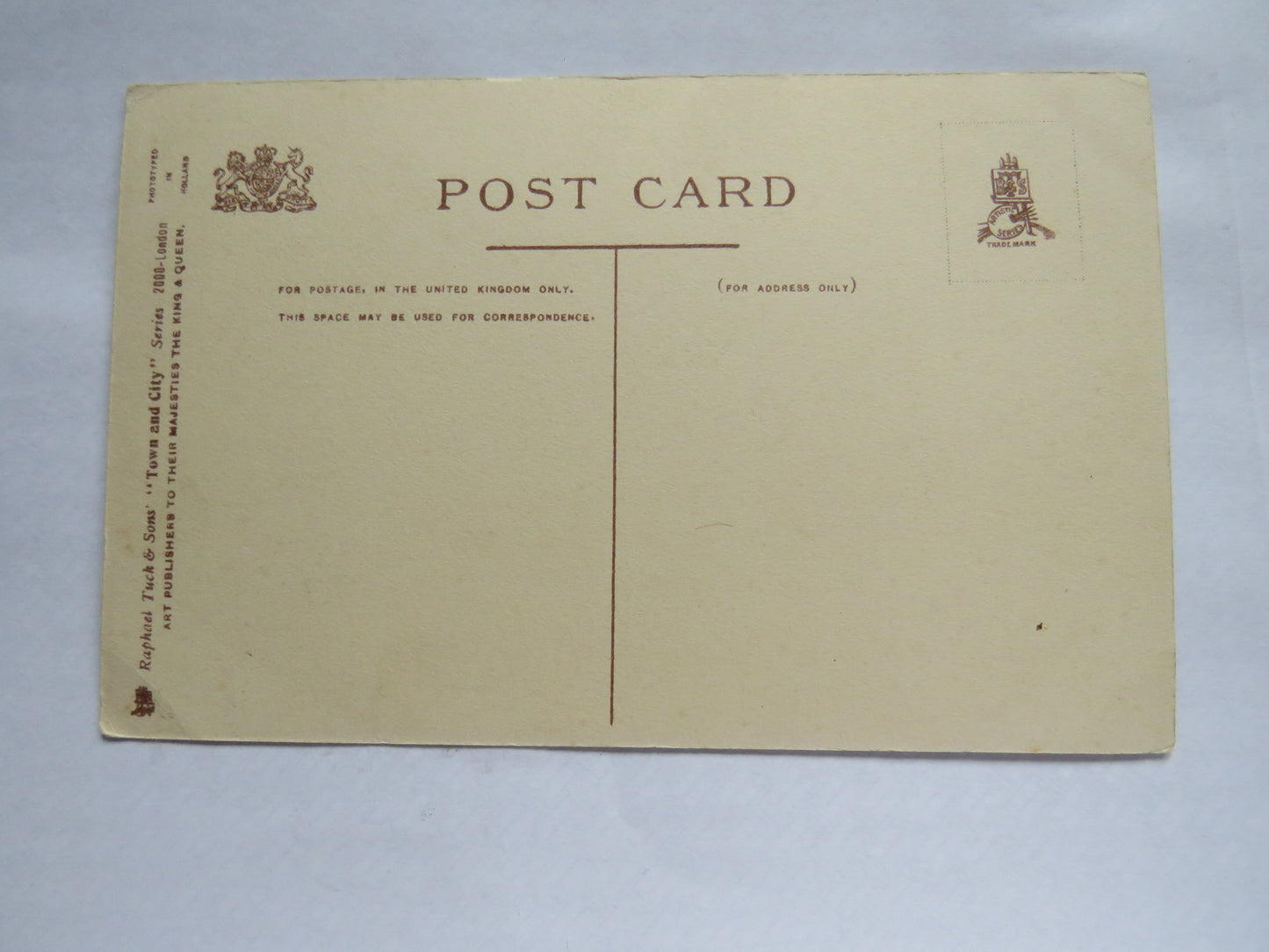 Vintage Postcard of London, The Horse Guards, Raphael Tuck & Sons