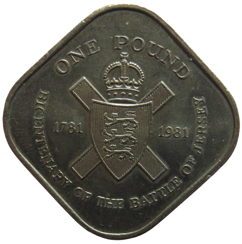 1781 - 1981 The States Of Jersey Commemorative £1 One Pound Coin