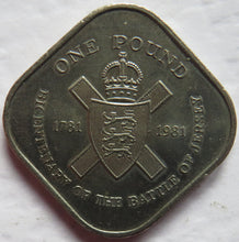 Load image into Gallery viewer, 1781 - 1981 The States Of Jersey Commemorative £1 One Pound Coin
