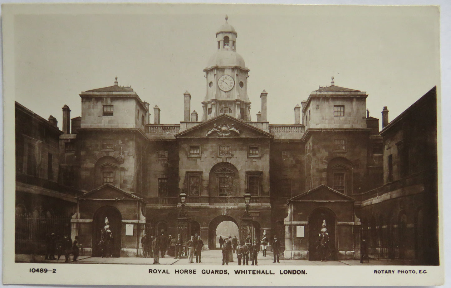 Vintage Postcard of Royal Horse Guards, Whitehall, London, 1915
