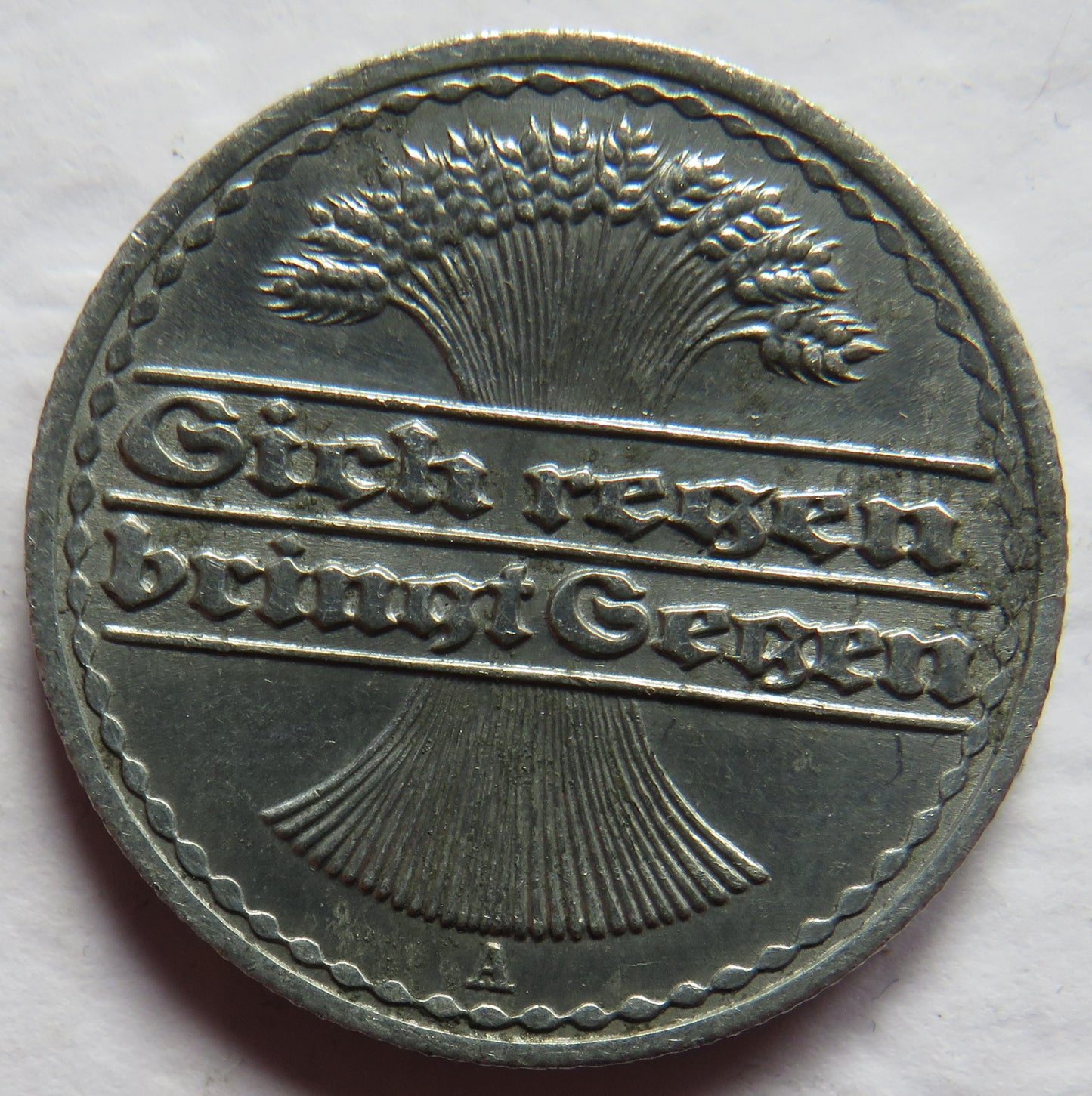 1920-A Germany - Weimar Republic 50 Pfennig Coin