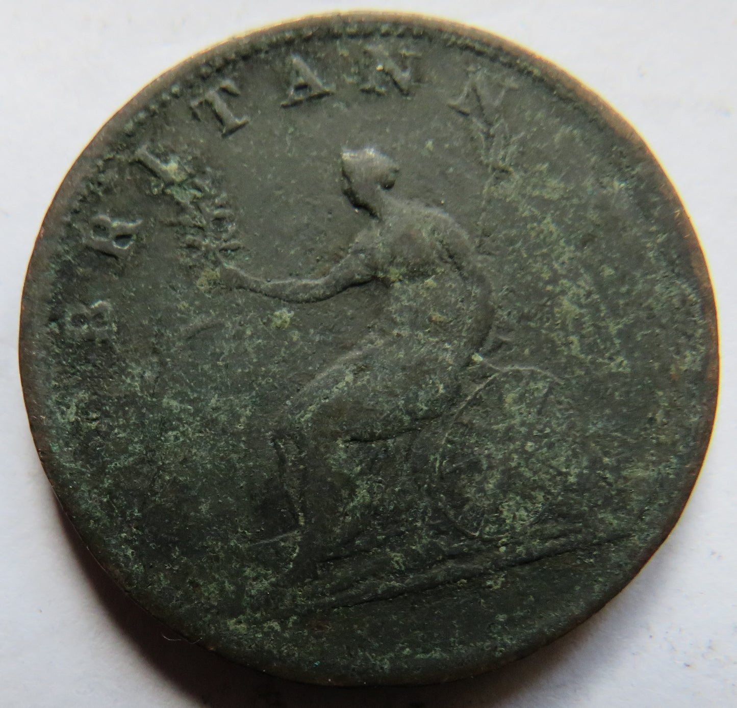 1806 King George III Halfpenny Coin - Great Britain