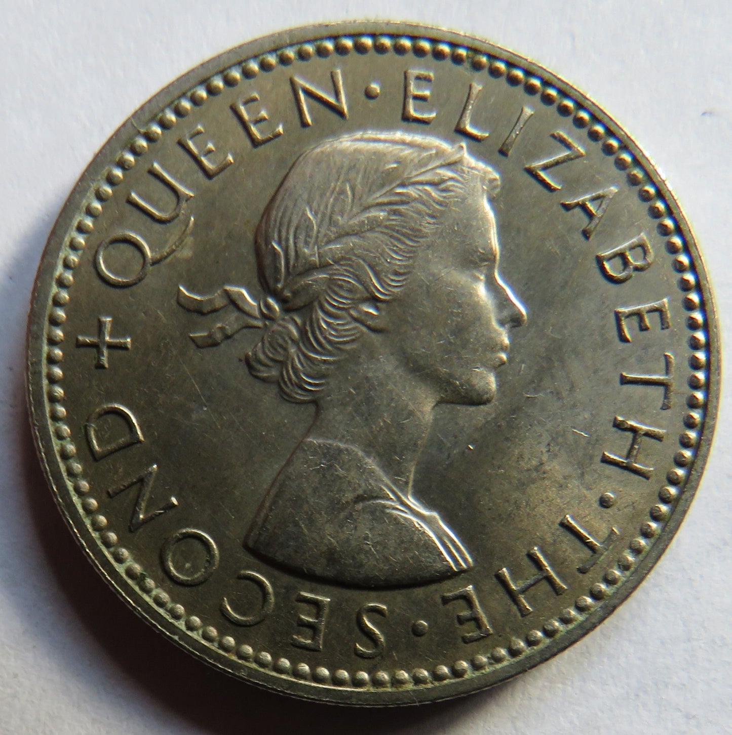 1965 Queen Elizabeth II New Zealand Shilling Coin