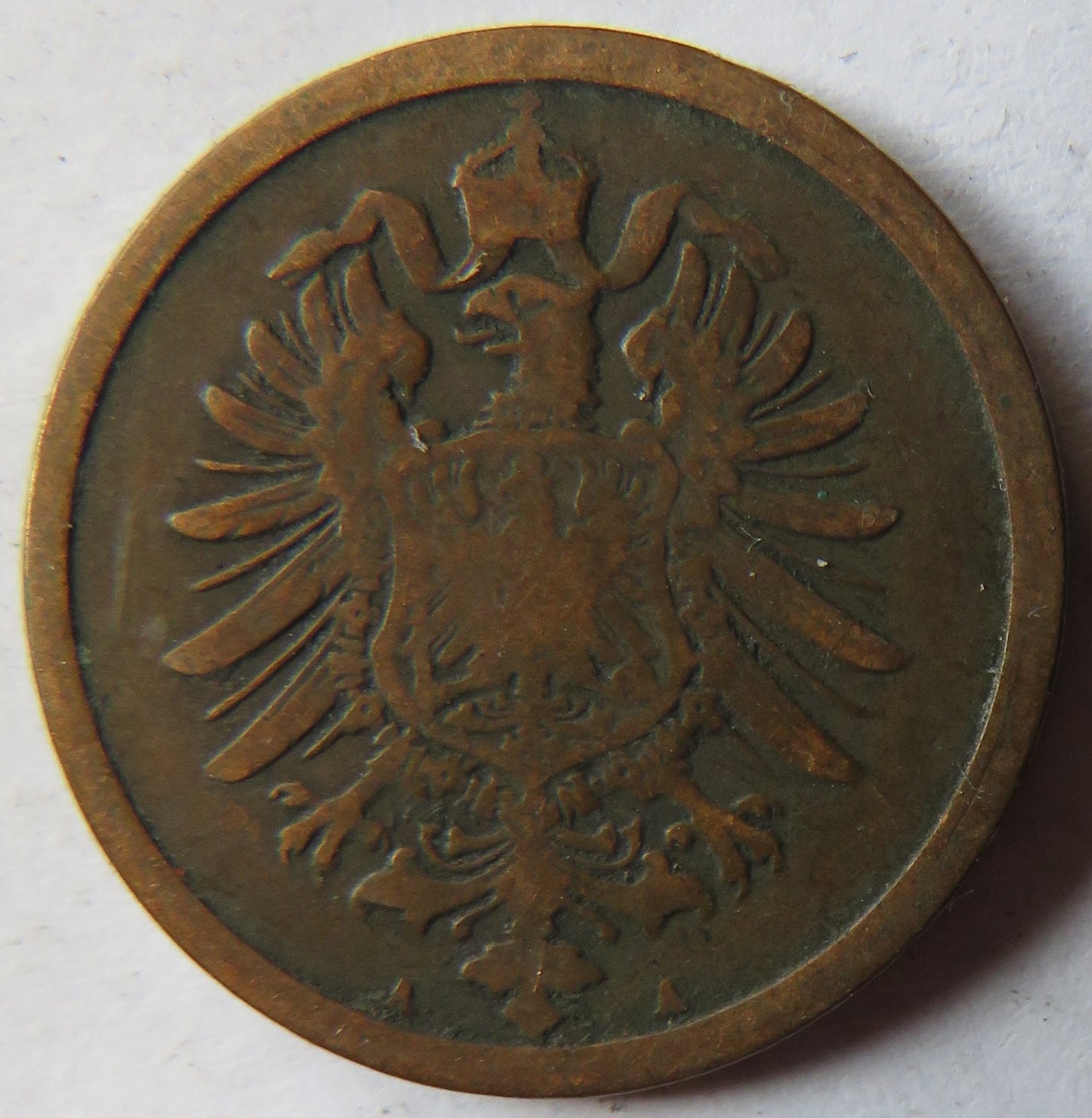 1874-A Germany 2 Pfennig Coin