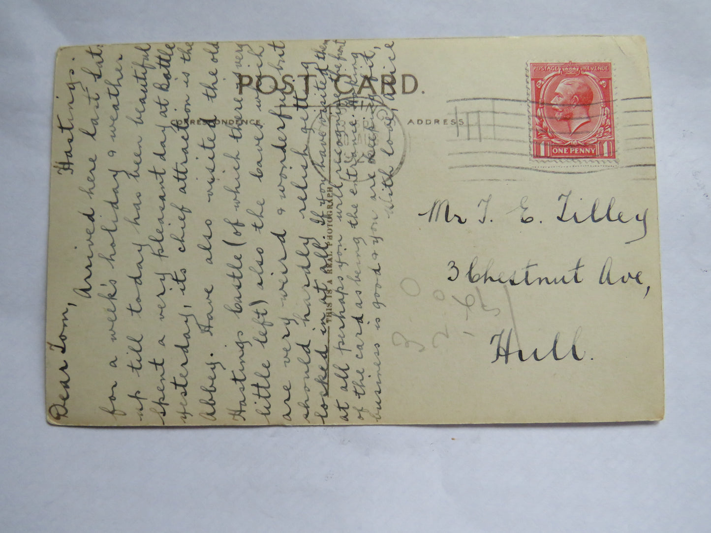 Vintage Postcard of St. Clements Caves, Hastings
