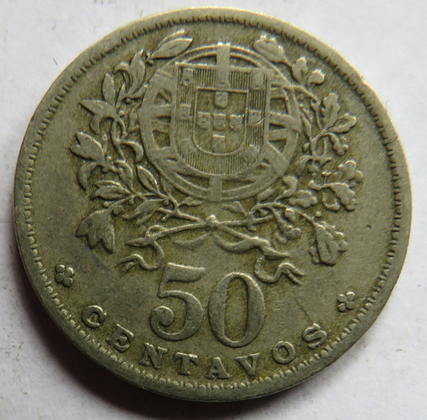 1946 Portugal 50 Centavos Coin