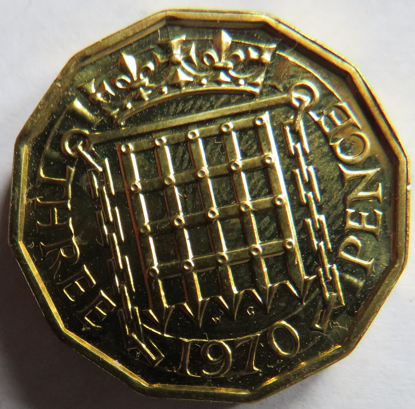 1970 Queen Elizabeth II Proof Threepence Coin - Great Britain