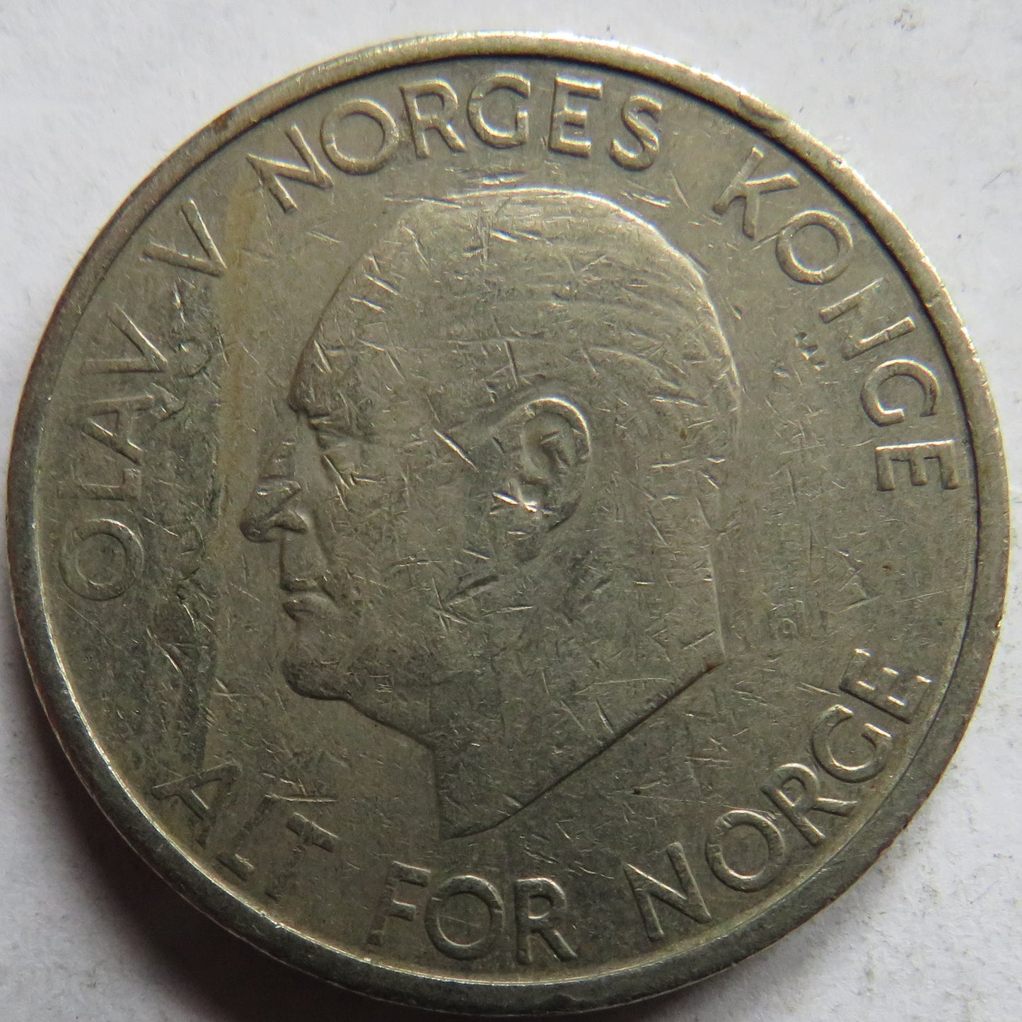 1969 Norway 5 Kroner Coin